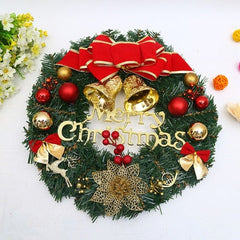 Artificial Pinecone and Red Berry Christmas Wreath