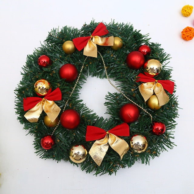 Artificial Pinecone and Red Berry Christmas Wreath