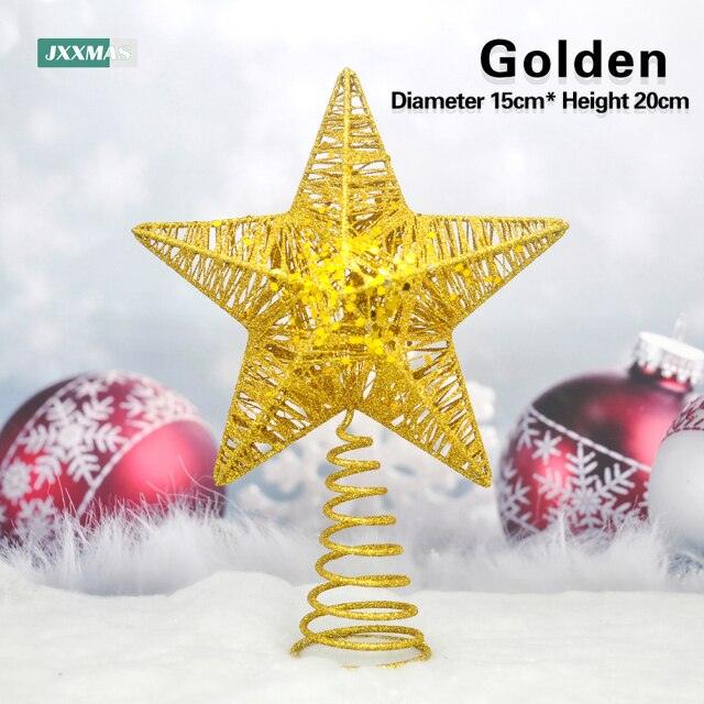 Flashing LED Star Christmas Tree Topper
