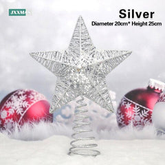 Flashing LED Star Christmas Tree Topper