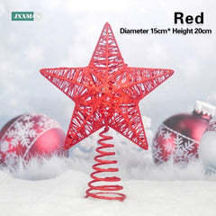 Flashing LED Star Christmas Tree Topper