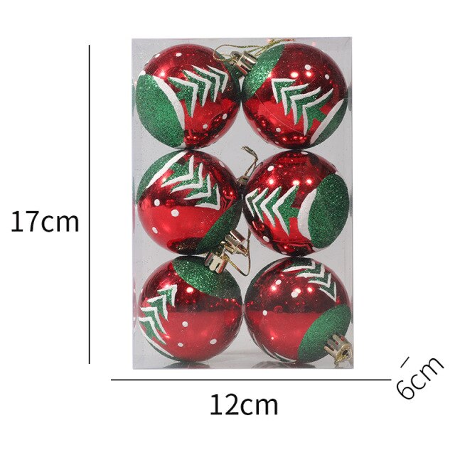 Colorful Christmas Ball Ornament