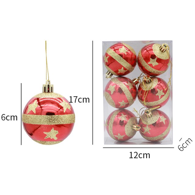 Colorful Christmas Ball Ornament