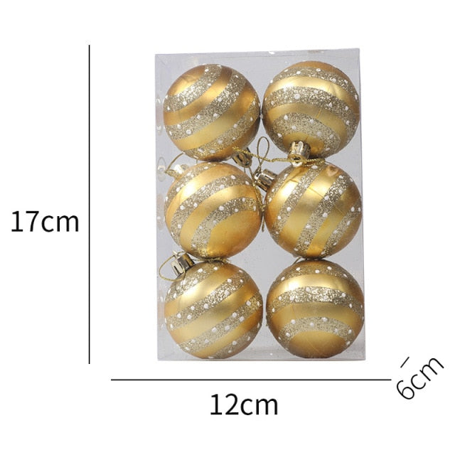 Colorful Christmas Ball Ornament