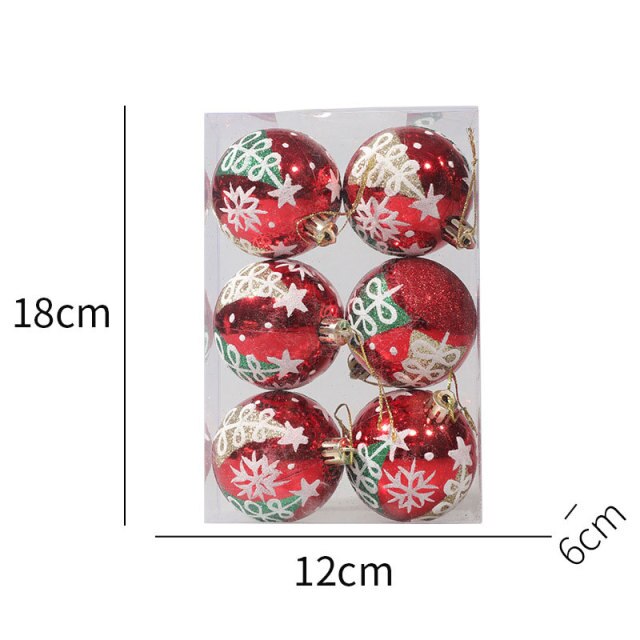 Colorful Christmas Ball Ornament