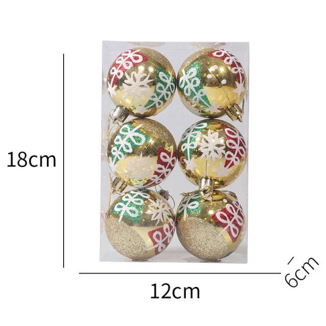 Colorful Christmas Ball Ornament
