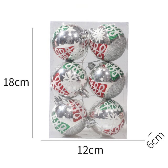 Colorful Christmas Ball Ornament