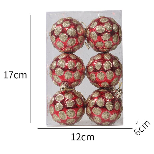 Colorful Christmas Ball Ornament
