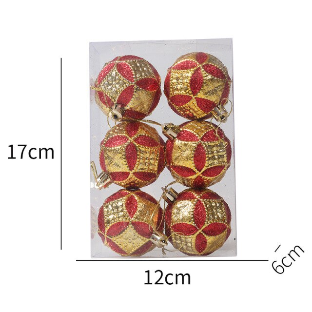 Colorful Christmas Ball Ornament