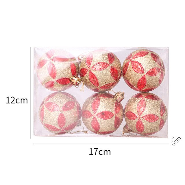 Colorful Christmas Ball Ornament