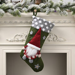 Gnome Themed Christmas Tree Stockings