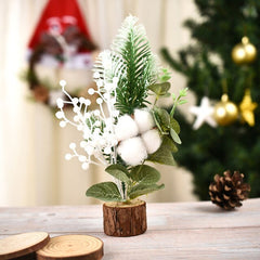 Rustic Mini Christmas Greenery Arrangement