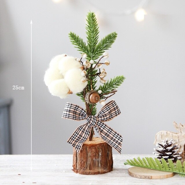 Rustic Mini Christmas Greenery Arrangement