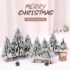 Mini Tabletop Snowflake Christmas Tree