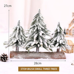 Mini Tabletop Snowflake Christmas Tree