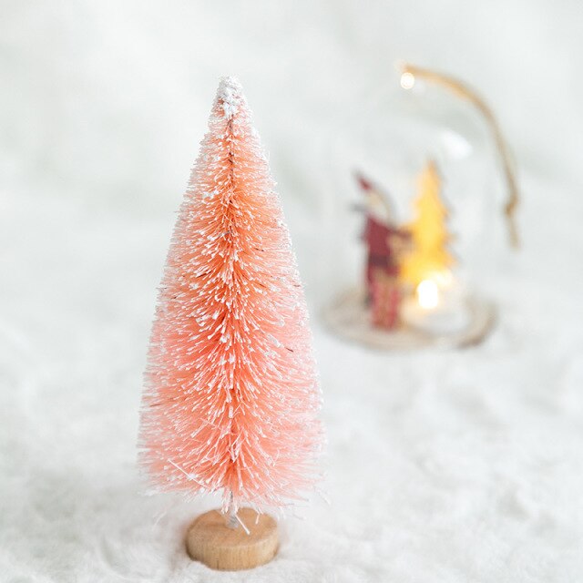 Mini Flocked Artificial Christmas Trees, 10 to 25 cm