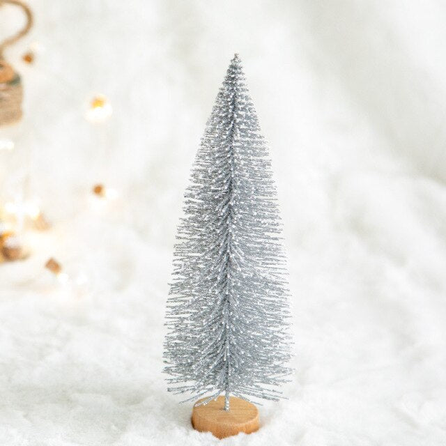 Mini Flocked Artificial Christmas Trees, 10 to 25 cm