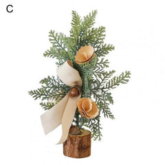 Rustic Mini Christmas Tree Arrangement