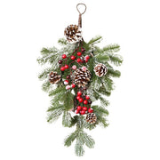 Artificial Christmas Teardrop Wreath