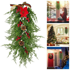 Upside-Down Christmas Tree Door Decoration