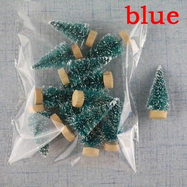 Mini Bottle Brush Christmas Tree, Color Options