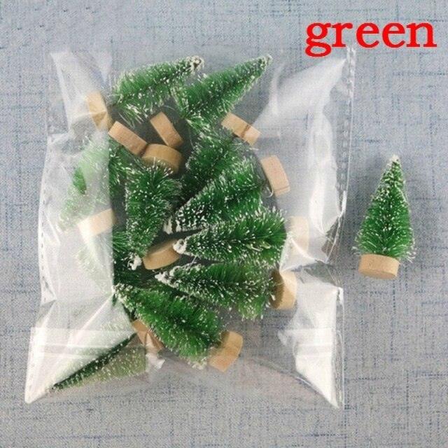 Mini Bottle Brush Christmas Tree, Color Options