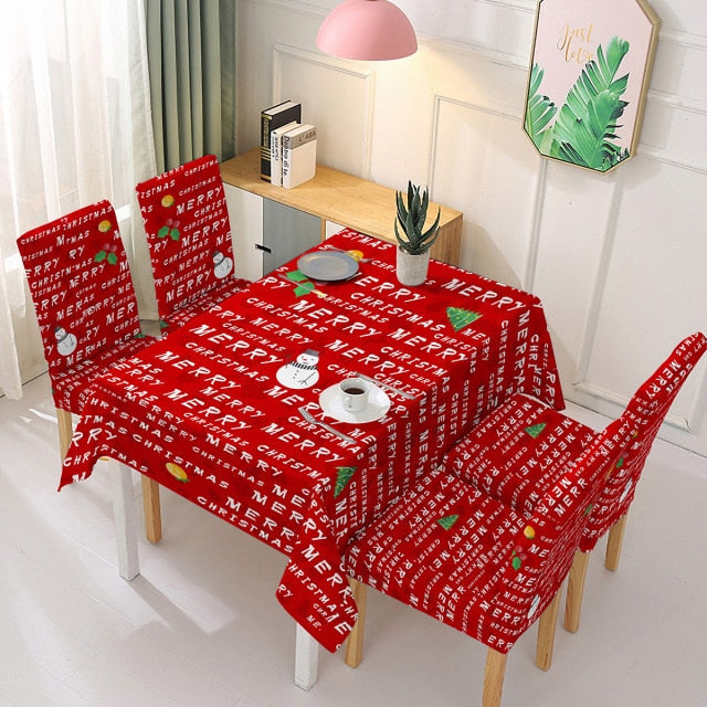 Christmas Print Tablecloth