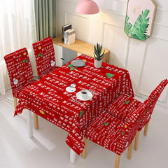 Christmas Print Tablecloth