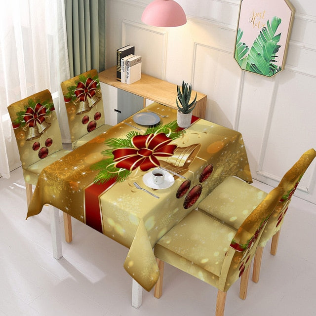 Christmas Print Tablecloth