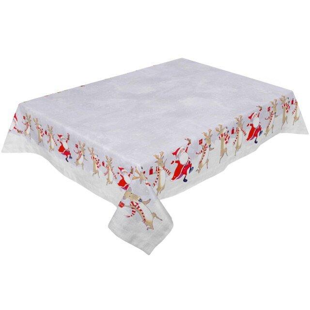 Christmas Deer Illustration Tablecloth