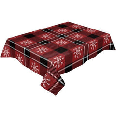 Christmas Deer Illustration Tablecloth