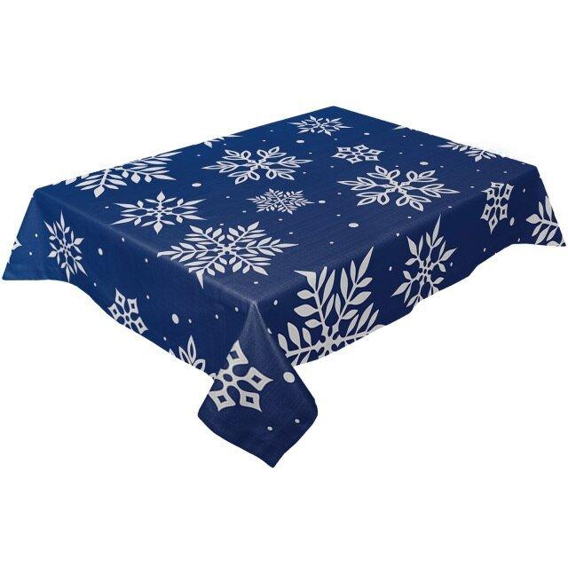 Christmas Deer Illustration Tablecloth