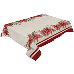 Christmas Deer Illustration Tablecloth