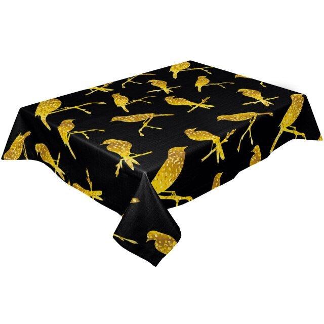 Christmas Deer Illustration Tablecloth