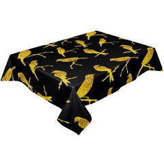 Christmas Deer Illustration Tablecloth
