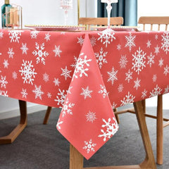 Year Home Christmas Tablecloth Kitchen