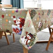 Year Home Christmas Tablecloth Kitchen