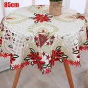 Vintage Embroidered Christmas Table Linens
