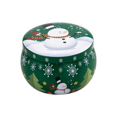 Christmas Tin Scented Candles, 4 Fragrances
