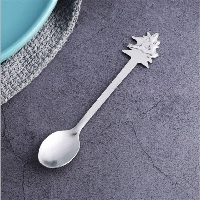 Stainless Steel Gingerbread Man Christmas Spoon