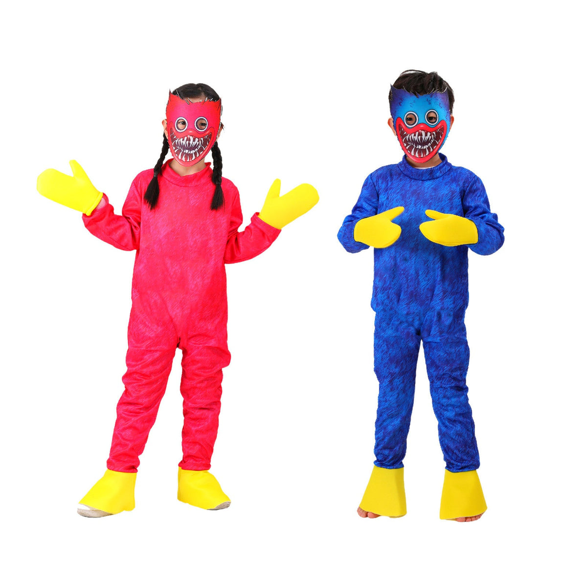 Kids Horror Jumpsuit with Gloves and Mask