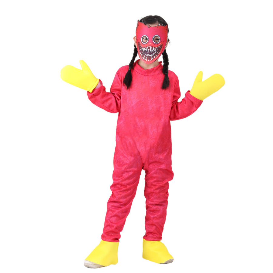 Kids Horror Jumpsuit with Gloves and Mask