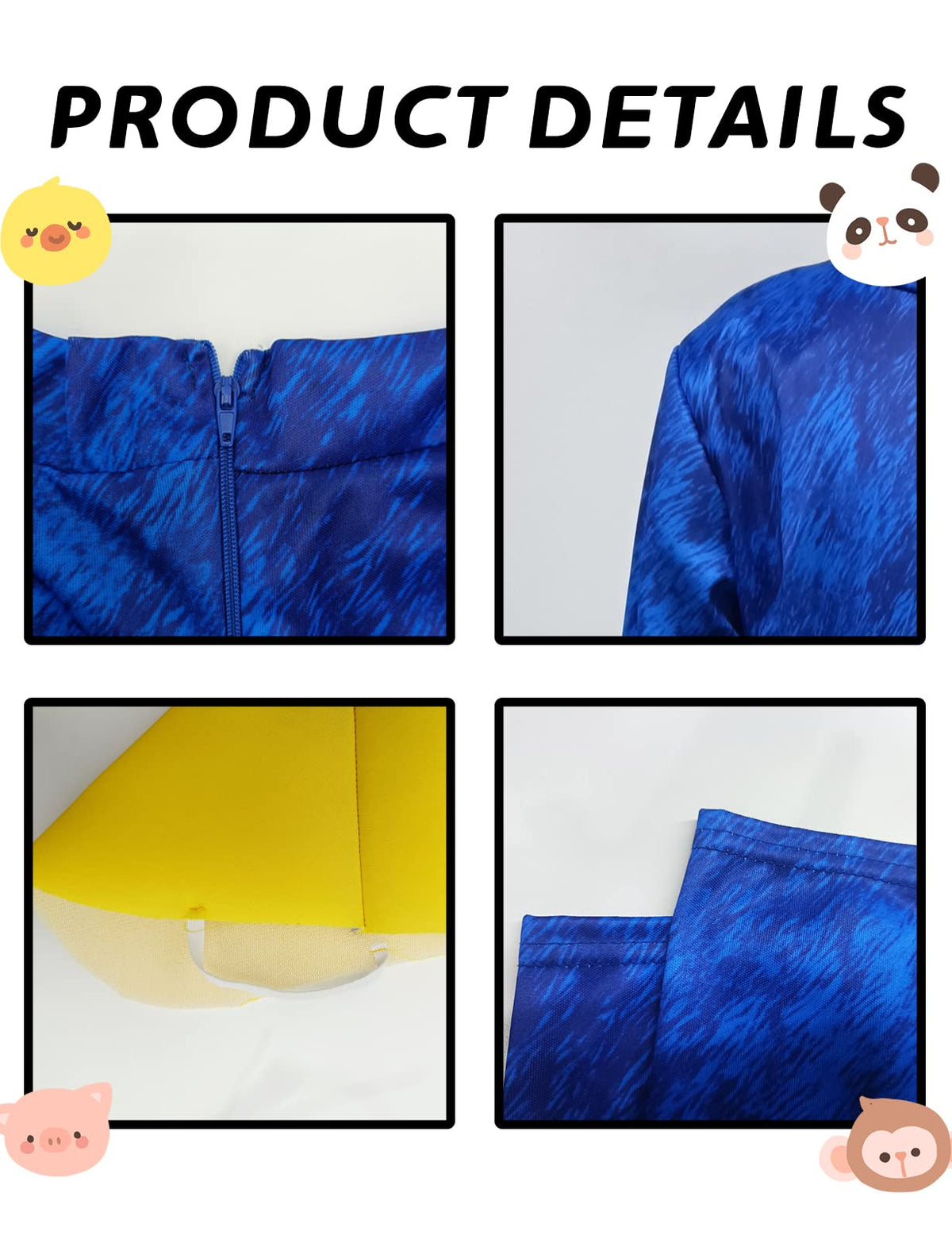 Kids Horror Jumpsuit with Gloves and Mask
