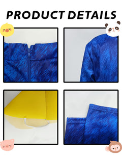 Kids Horror Jumpsuit with Gloves and Mask