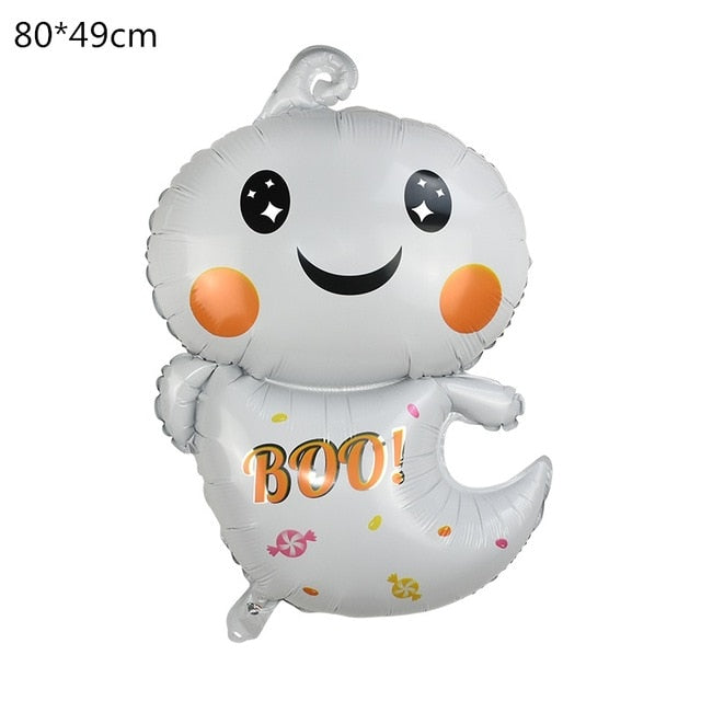 Halloween Pumpkin and Ghost Balloons