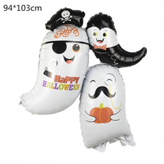 Halloween Pumpkin and Ghost Balloons