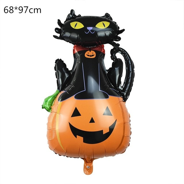 Halloween Pumpkin and Ghost Balloons