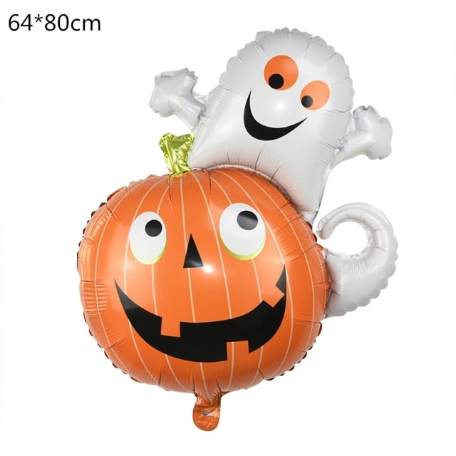 Halloween Pumpkin and Ghost Balloons