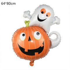 Halloween Pumpkin and Ghost Balloons