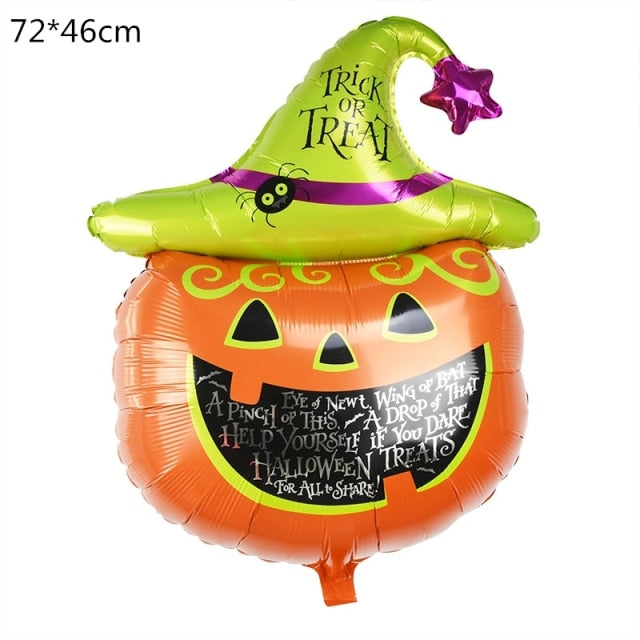 Halloween Pumpkin and Ghost Balloons
